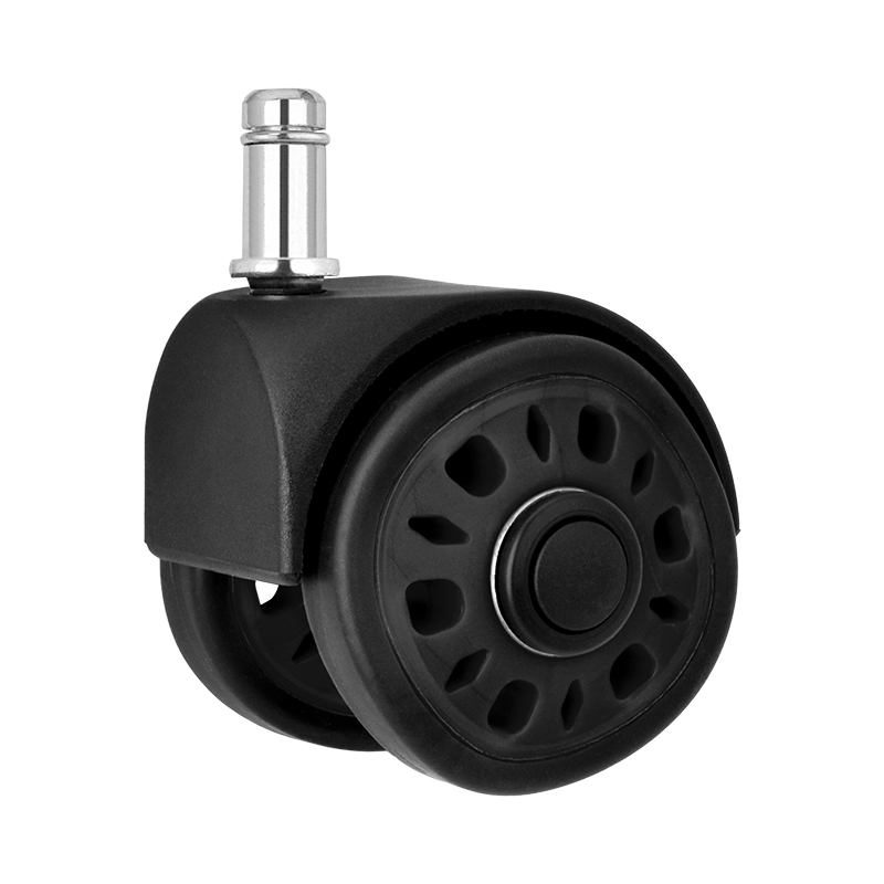 Computer chair steering casters, office chair pole casters, wear-resistant pulleys, wheels, 2.5-inch stem trolley casters