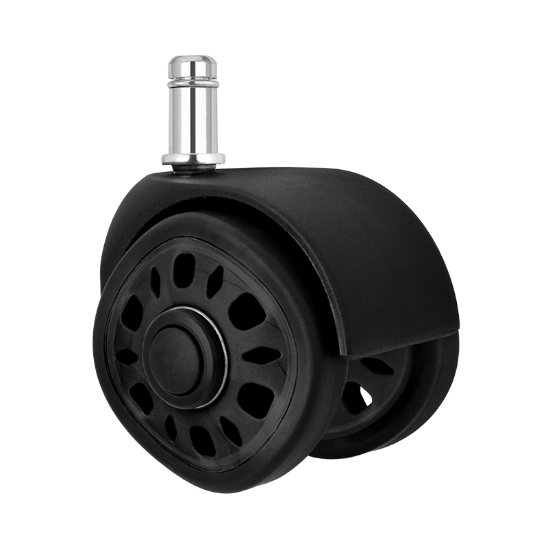 Computer chair steering casters, office chair pole casters, wear-resistant pulleys, wheels, 2.5-inch stem trolley casters