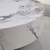 Modern Living Room Marble Top Round Coffee Table