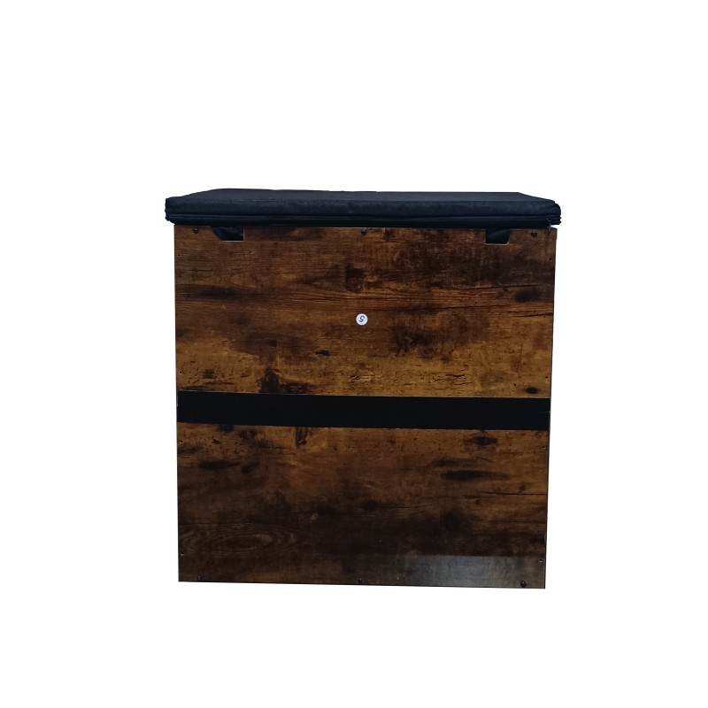 Wooden Furniture Shoe Cabinet Vintage Color Shoe Storage Stool Cabinet Shoes Changing Stool With Cushions