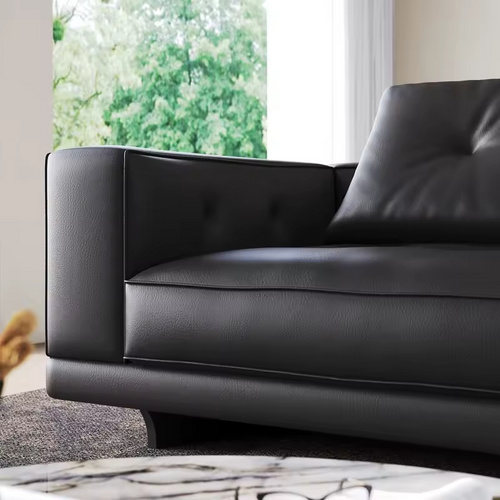 Modern Italian Luxury Leather Sofa for Living Room