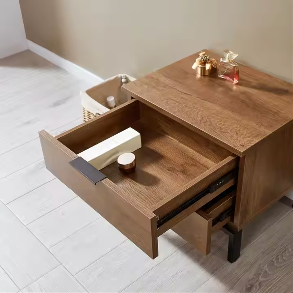 Home Feature Nightstand Vanity Dresser Table Two Drawer Modern Night Stand