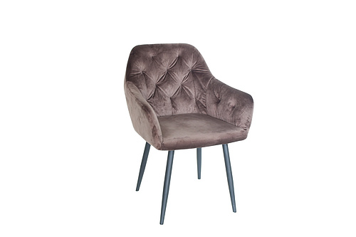 Modern Living Room Chairs Soft Cushion Seat Hotel Restaurant Furniture Velvet Fabric Dining Chairs