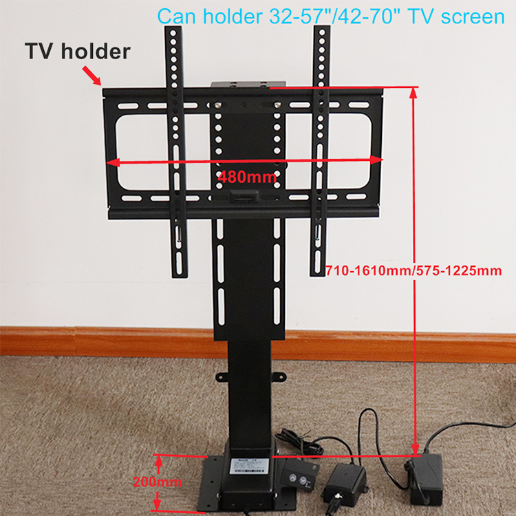 CTD-TV-T Movable TV Lift Stand with Storage Tray