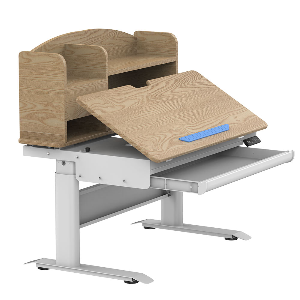 Children's study desk, height-adjustable desk