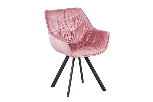 New Fabric Material Metal Dining Chair Hot Selling in Europe