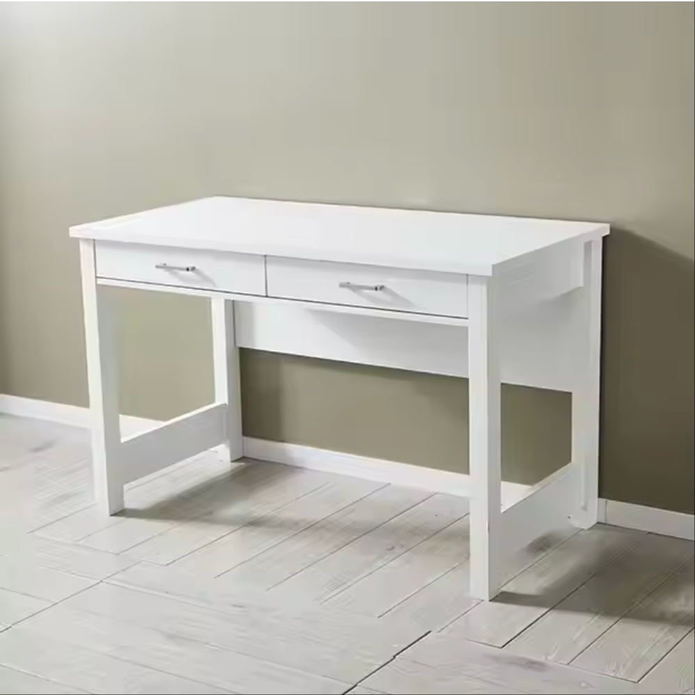 Modern Expandable Computer Desk Laptop Computer Lap Desk 2Drawers Computer Stand for Corner Study Desk