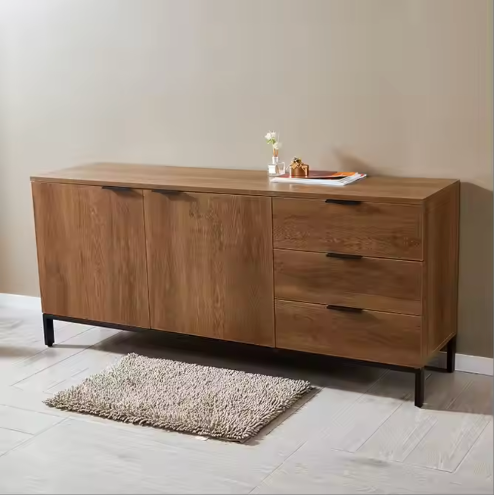 Home Styles Sideboard Cabinet 2Doors 3Drawers Dresser Vanity Furniture Chest of Drawer