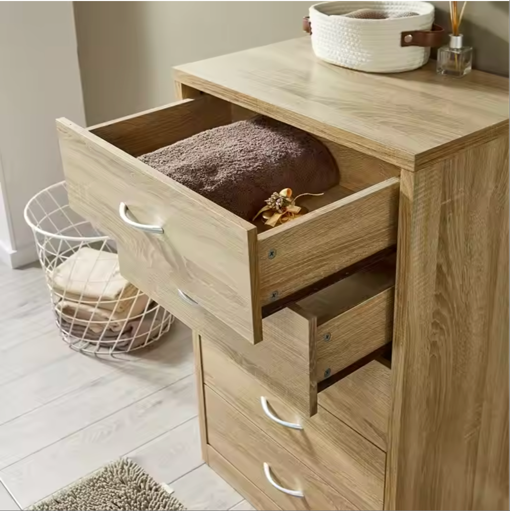 Multi-function Chest of Drawer Wooden Dressing Table Chest Dresser