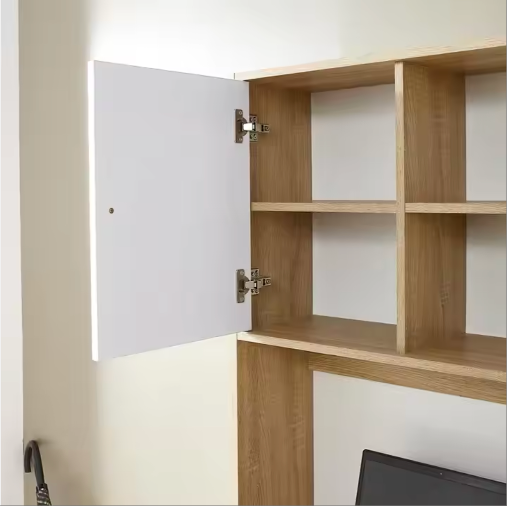 Wooden Feature Gamer Workstation Executive Desk With Bookcases Computer Desk