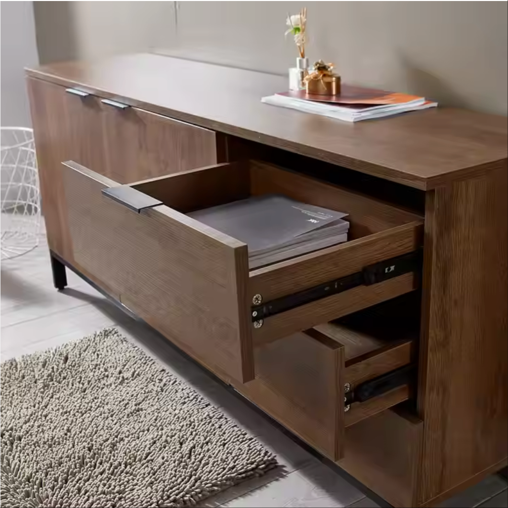 Home Styles Sideboard Cabinet 2Doors 3Drawers Dresser Vanity Furniture Chest of Drawer