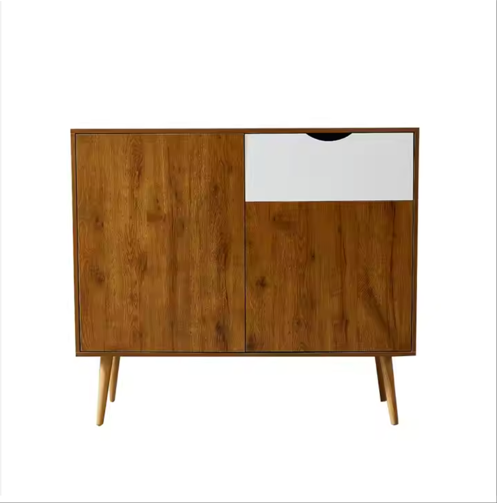 Vintage Dresser In Walnut Color Real Wood Dressing table Dressers Drawer Cloth bedroom drawers dresser