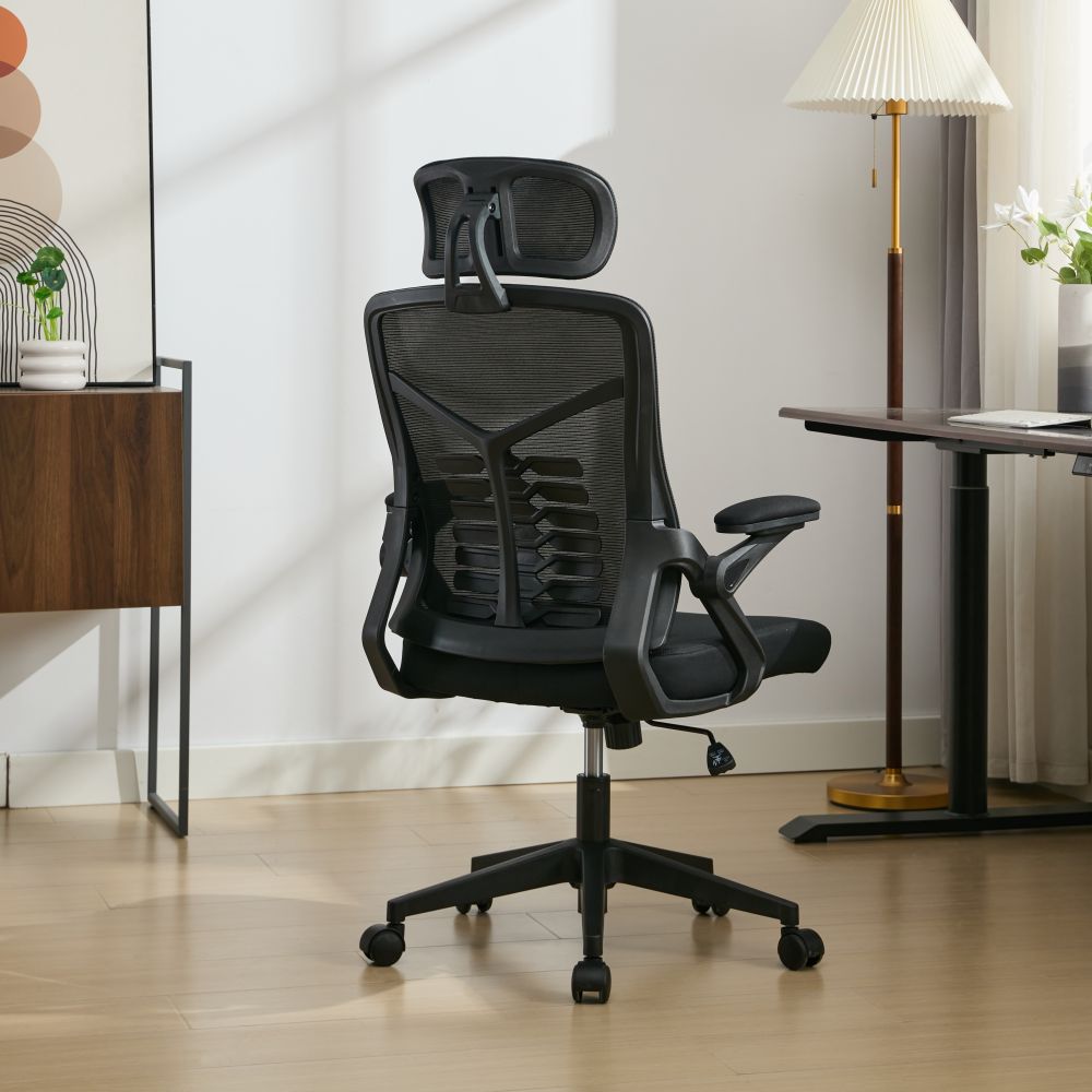 office chair 6702 with flip up armrest and headrest