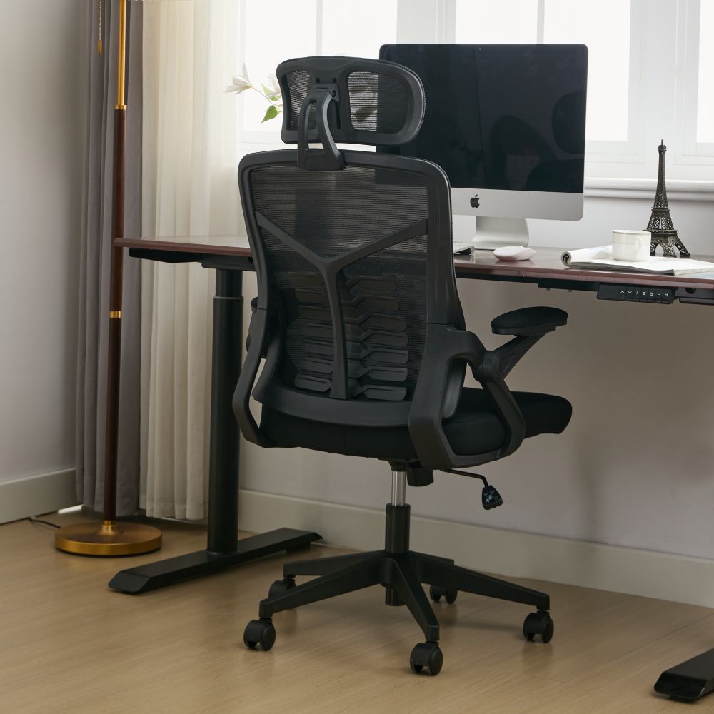 office chair 6702 with flip up armrest and headrest