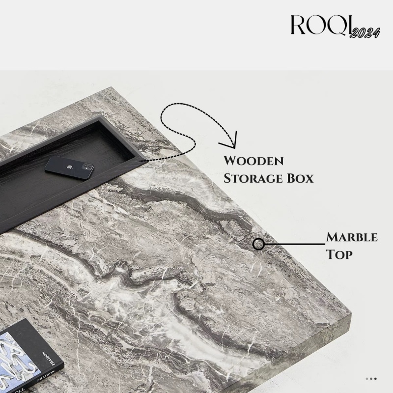 Minimalism Style Marble Coffee Table