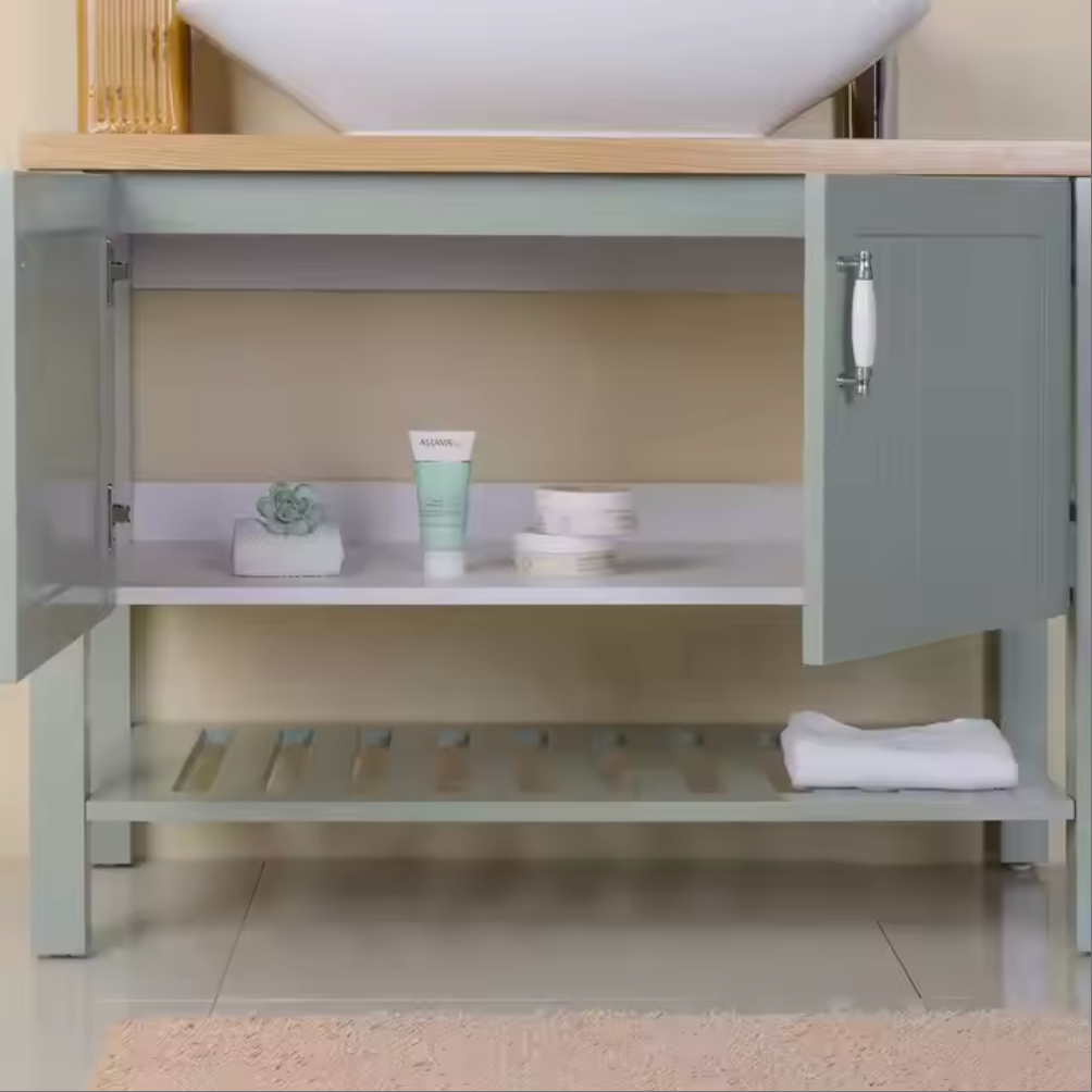 Modern Style Economic Bathroom Cabinet Vanity for Apartment Bathroom Vanity Set