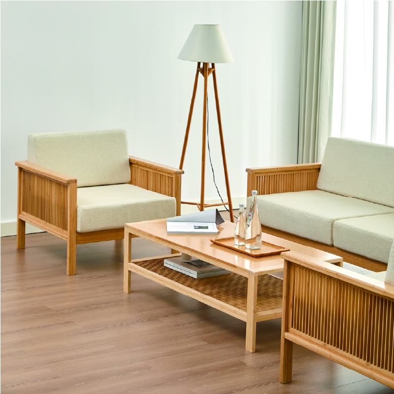 bamboo sofa set