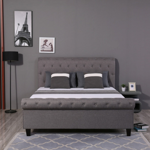 Huayang Carton Customized Queen&King Size Bed for Adult OEM