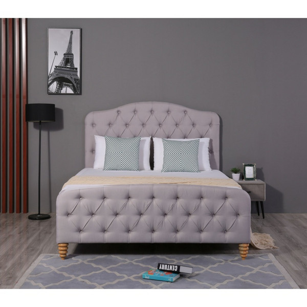 Manufacture Huayang Customized Wooden Furniture Double Wholesale Bedroom Hotel Bed