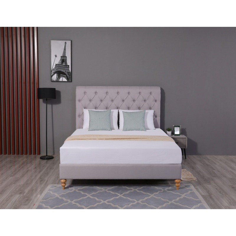 Customized Huayang Bedroom King Size Luxury Queen Bed Ins Style Home Furniture Manufacture