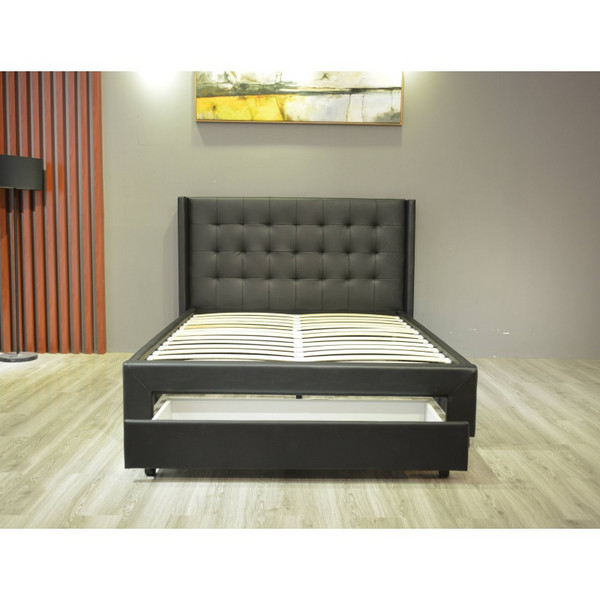 Huayang Cartoon design Bedroom Simple Storage Queen Size Upholstered Bed Frame