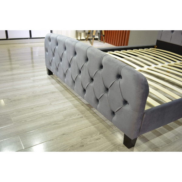 Manufacture Huayang Customized Wooden Furniture Double Wholesale Bedroom Hotel Bed