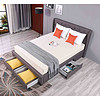 Huayang Cartoon design Bedroom Simple Storage Queen Size Upholstered Bed Frame