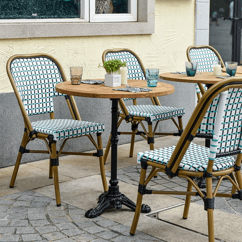 outdoor chair and table