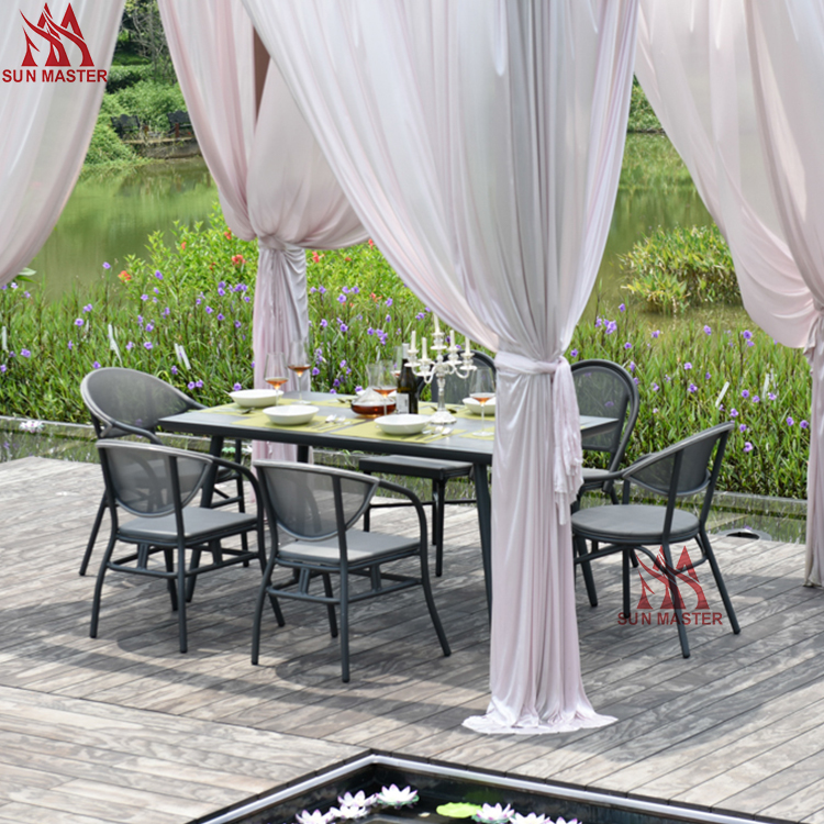 outdoor chair and table