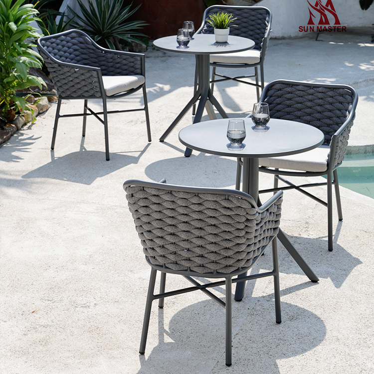 outdoor chair and table
