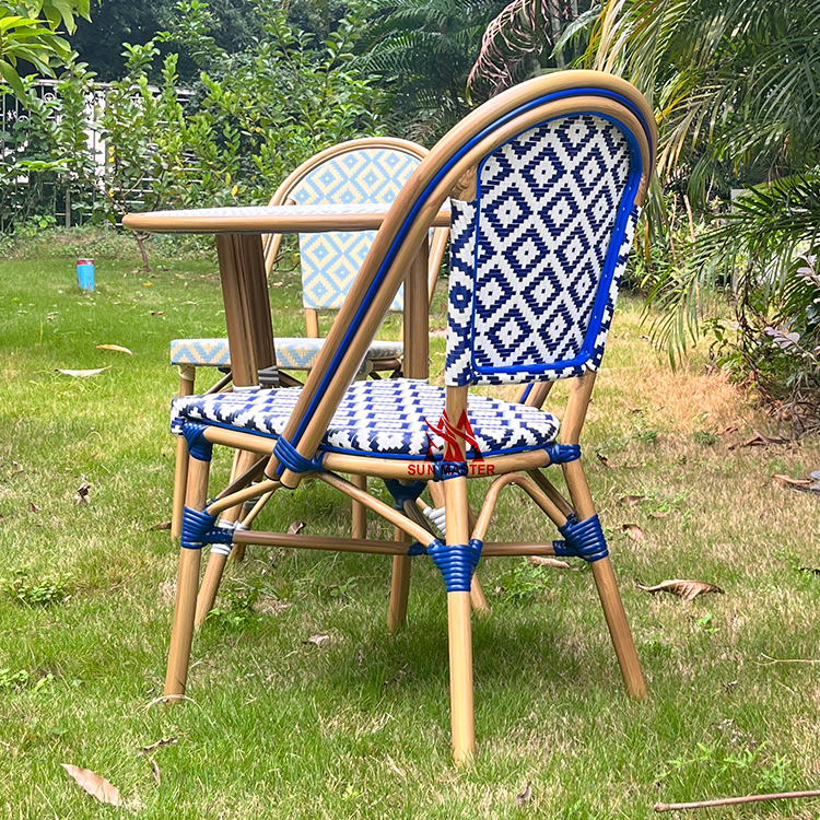 outdoor chair and table