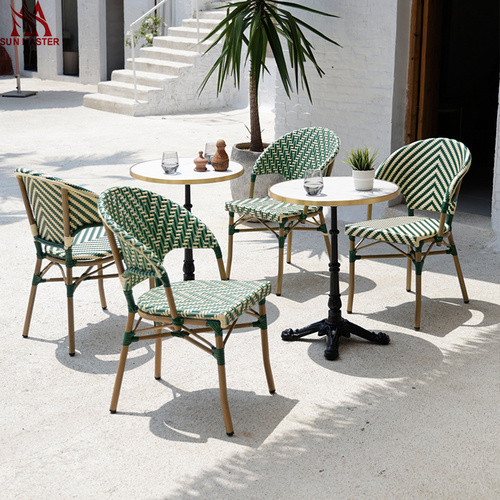 outdoor chair and table