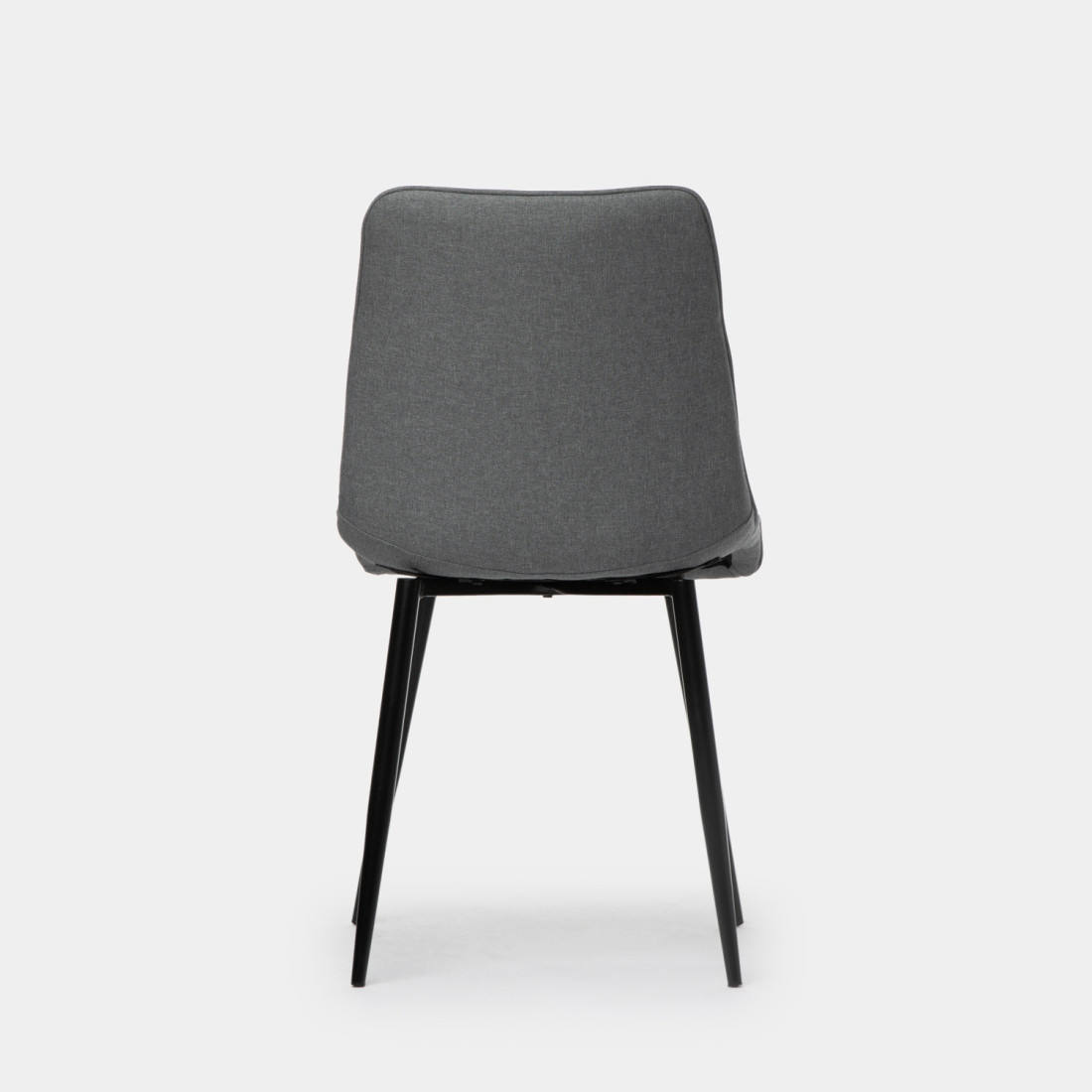 Dark gray fabric dining Room chair