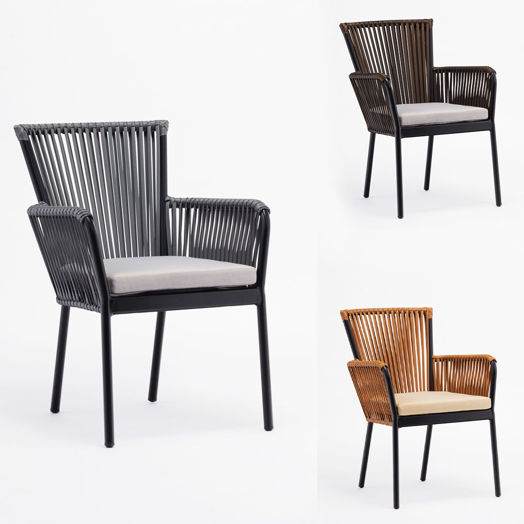 outdoor chair and table