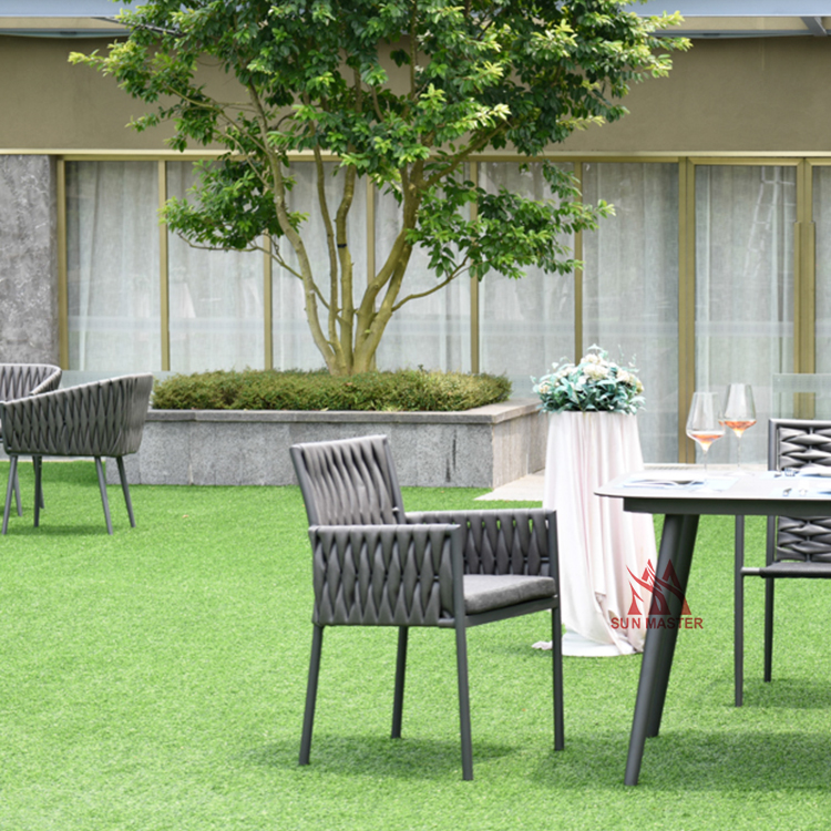 outdoor chair and table