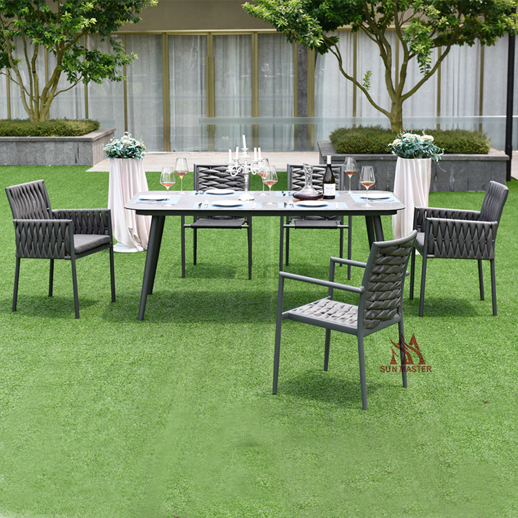 outdoor chair and table