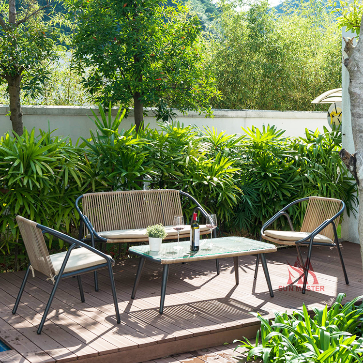 outdoor chair and table