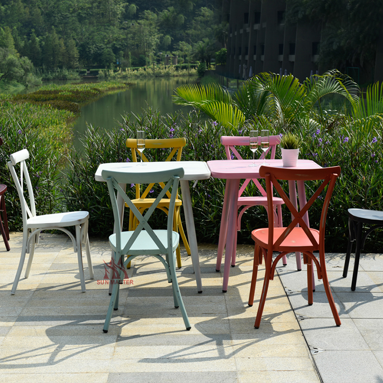 outdoor chair and table