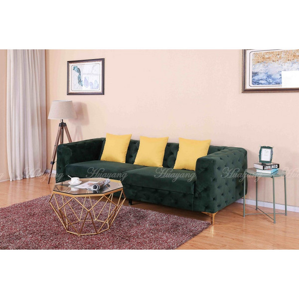 New Huayang Modern Customized Leisure Chesterfield Home Sofa Set Furniture