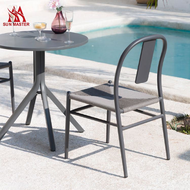 outdoor chair and table
