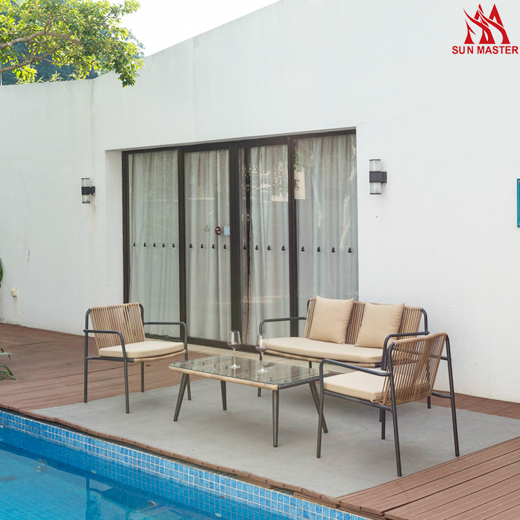 outdoor chair and table