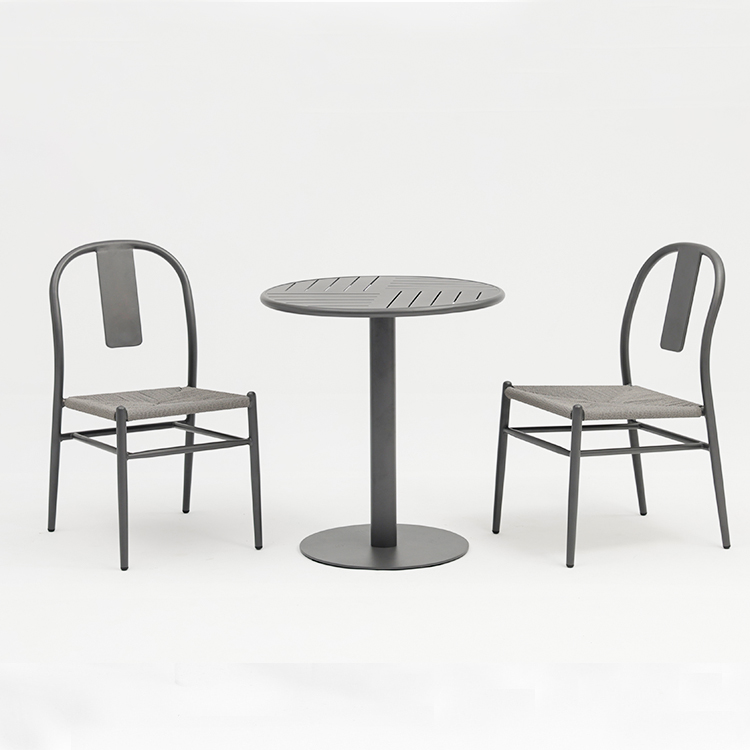 outdoor chair and table