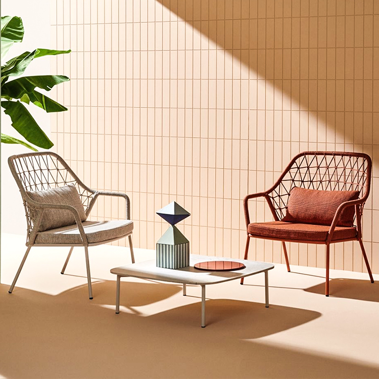 outdoor chair and table