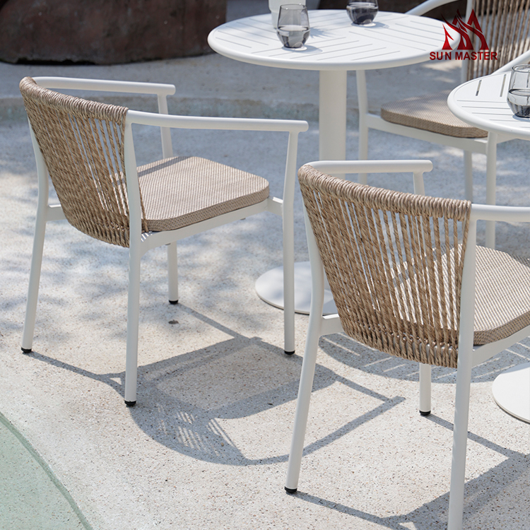 outdoor chair and table