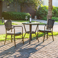 outdoor chair and table