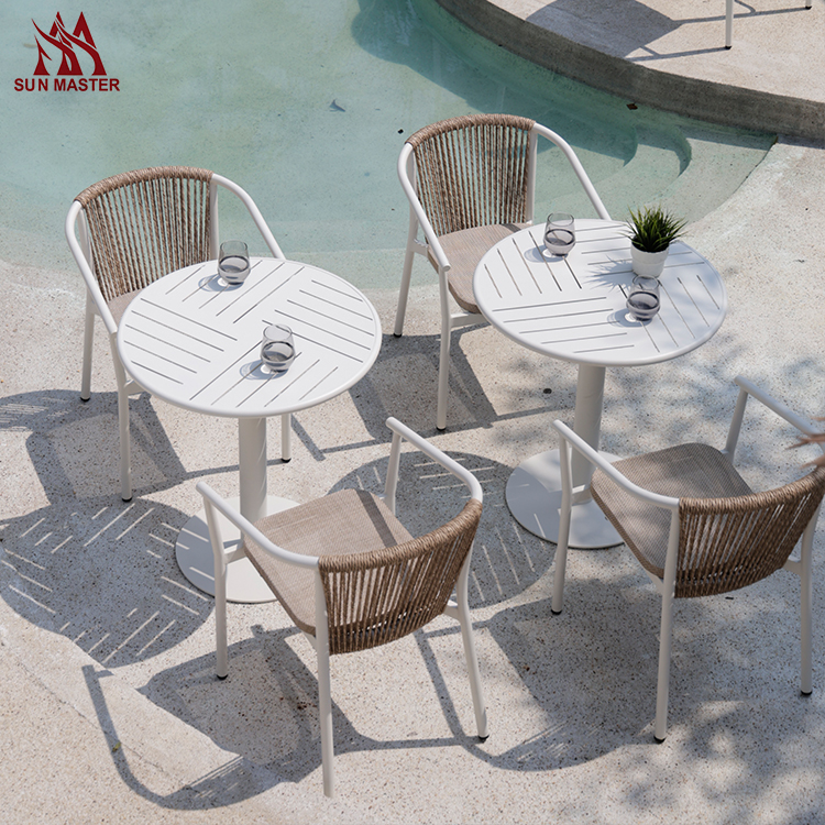 outdoor chair and table