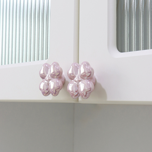 炫彩四叶草衣柜拉手抽屉把手