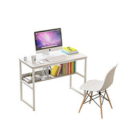 computer table with metal frame