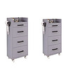 Mobile Chest of Drawers Dresser cabinet for Salon