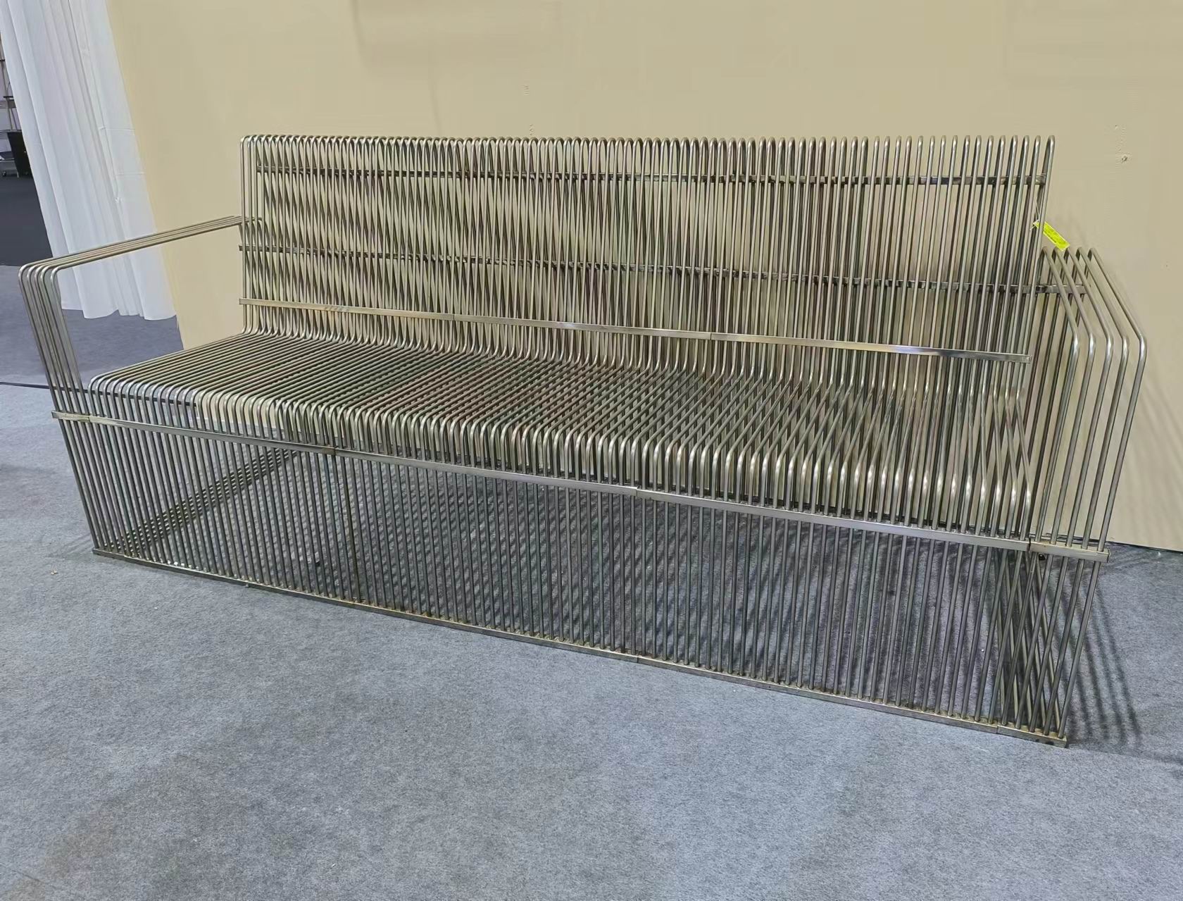 stainless steel bench